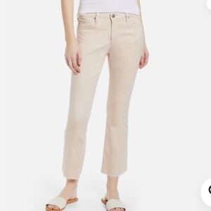 AG Women's Jodi Pinstripe High Waist Crop Flare Jeans Size 27R